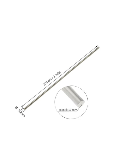 10 Mm Alüminyum Çubuk Yuvarlak Mil 438456662