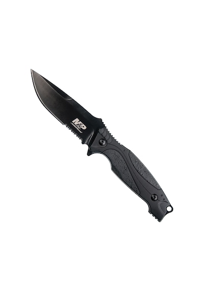 Smith Wesson M&p M2.0 Shield Clip Point Black Oxide Fixed Blade Taktik Kamp Bıçak Siyah