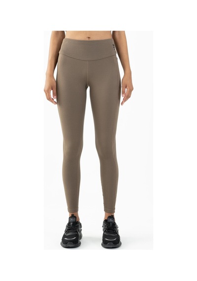 Maraton Active Slimfit Kadın Koşu Kakao Tayt 22256-kakao