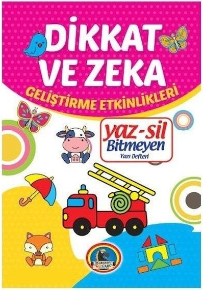 Dikkat Ve Zeka Geliştirme Etkinlikleri Yaz Sil Bitmeyen Yazı Deft