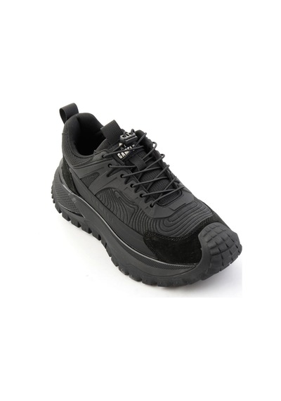 Bambi Siyah Hakiki Deri Erkek Sneaker E01175561103