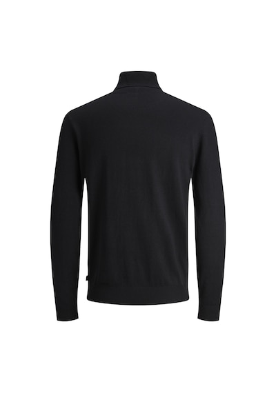 Jack & Jones Balıkçı Yaka Kazak-Emil 12157417 Black Siyah