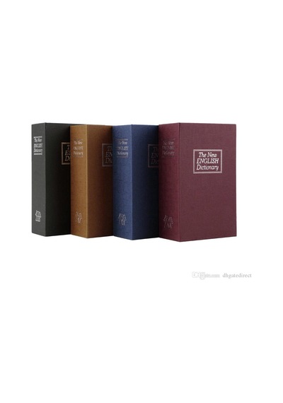 Kitap Görünümlü Kilitli Metal Kasa 18X11 Cm N11.1281