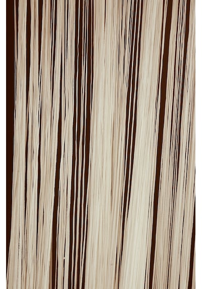 İp Perde İnce Zincir Krem Renk 300 X 280 Cm Krem