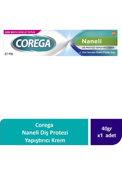 Naneli Diş Protezi Yapıştırıcı Krem 40g
