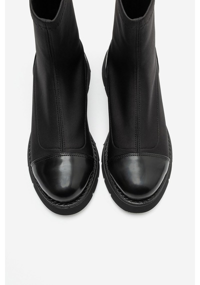 Luvi Shoes Alessıa Siyah Scuba Kadın Bot