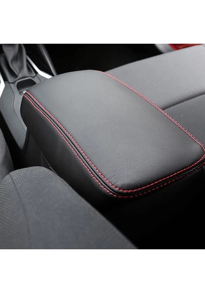 Toyota Corolla Uyumlu 2019 Sonrası Kol Dayama Deri Kılıf Kırmızı