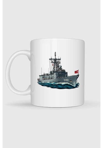 Tcg Giresun F-491 Tasarımlı Kupa Bardak Beyaz