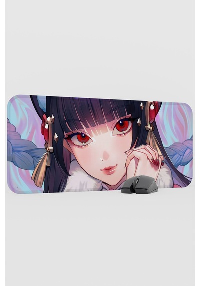 Yun Jin Genshin Impact Anime Oyuncu V5 - 70x30 Xl Gaming Mouse Pad Fare Altlığı