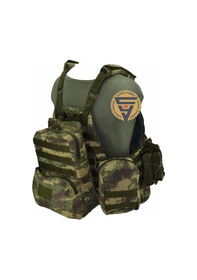 Nature Multifonksiyonel Cordura Askeri Taktik Yelek Haki Kamuflaj