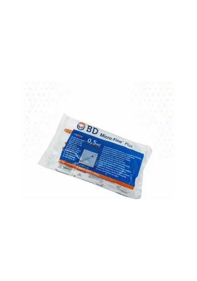 Bd Micro-fine Plus İnsülin Enjektörü 0,5 Ml 10'lu