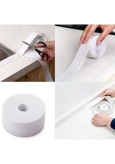 2 Li Su Sızdırmaz Banyo Mutfak Lavabo Küvet İzolasyon Şerit Bant Pratik Ürün Diğer