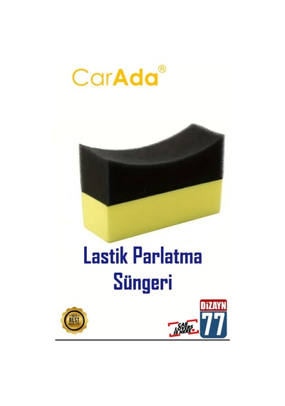 2 Adet Lastik Parlatma Süngeri "u" Tipi Lastik Yanağına Uygun