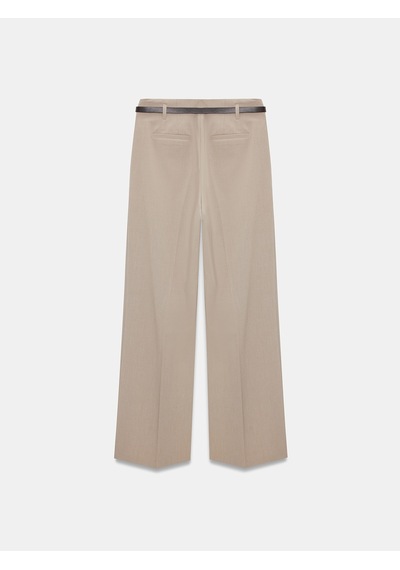 Dilvin 72646 Kemerli Palazzo Pantolon-camel
