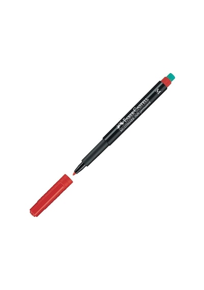 Faber-Castell 1523 21 S Kırmızı Permanent Kalem Kırmızı