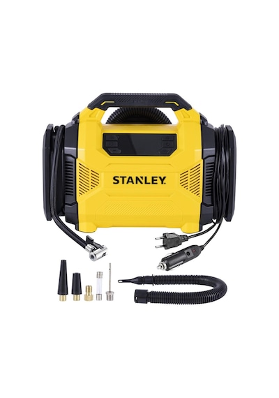 Stanley Sxıf3501 12volt/220volt 150 Psı Dijital Basınç Göstergeli Lastik & Yatak Şişirme Pompası + Led Lamba