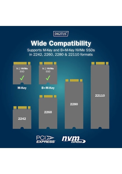 Dıgıtus Nvme Klonlama İstasyonu 2xm.2 Ssd Usb-c 10gbps Sata/nvme Hot-swap