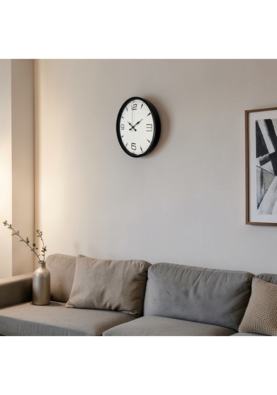 Black Classic 36 Cm Duvar Saati Çok Renkli
