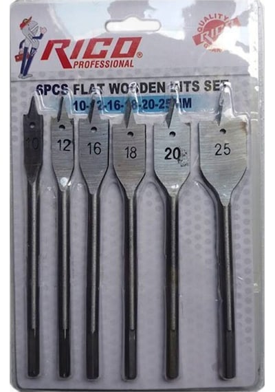 Rico Rc1300 6 Parça Yaprak Matkap Ucu  Takımı