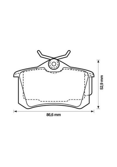 RENAULT 440605839R Fren Balatası Arka Megane II Laguna Golf III IV Passat III Polo C3 C4 307 Audi A3 A4