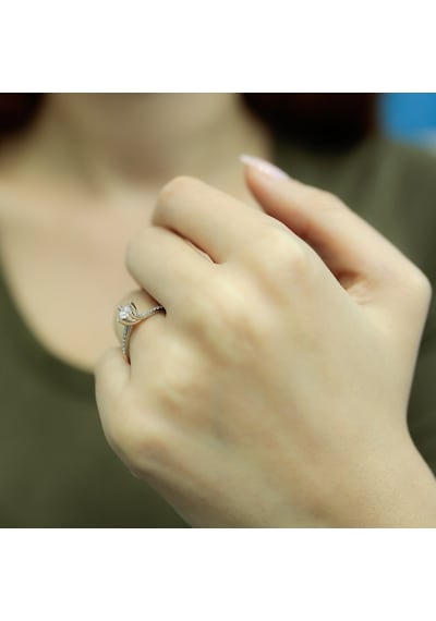 Lova Toplam 0,38 Karat Pırlanta Tektaş Yüzük - 1070061
