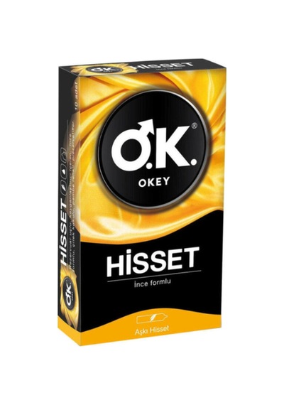 Hisset İnce Formlu 10 Adet Prezervatif