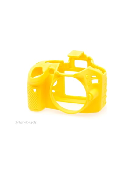EasyCover Nikon D3200 Sarı Silikon Kılıf