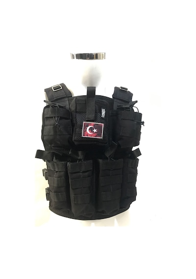 Sungu Askeri Shop Unisex Polis Hücum Yeleği Siyah Polis30032022 Siyah
