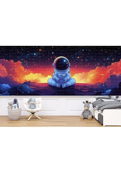 Çocuk Odası Uzay Serisi 27 Çocuk Odası Poster Duvar Kağıdı