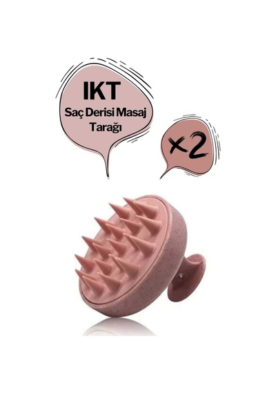 Yumuşak Silikon Duş Deri Masaj Tarağı 2 Adet Karışık