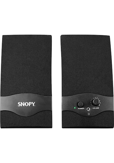 Snopy Sn-84 4w 1+1 Masa Üstü Usb Speaker Siyah 1923