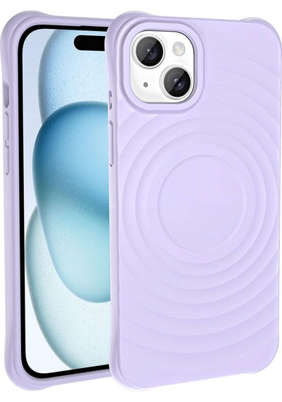 Apple Uyumlu iPhone 14 Plus M-safe Şarj Özellikli Airbagli Mat Görünümlü Zore Hepi Kapak Siyah