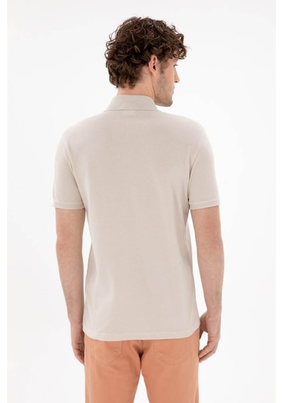 U.S. Polo Assn. Gtp04ıy026 Taş Erkek Polo Yaka T-shirt Pu-8731 2XL