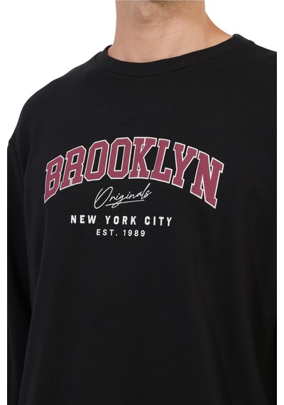 Kinetix Sweatshirt Erkek Siyah Ml Cody 16cty105 000000000102697450