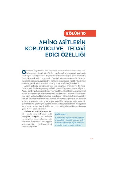 Dr. Amino Asit ( Genişletilmiş 3. Baskı ) 2021