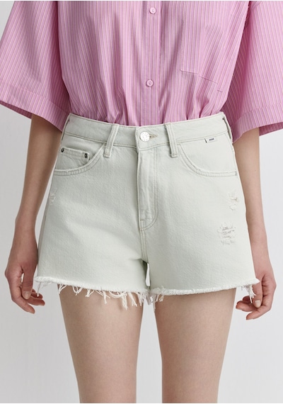 Mavi - Rosie 90lar Buz Mavi Jean Şort 1447489738 Açık Mavi