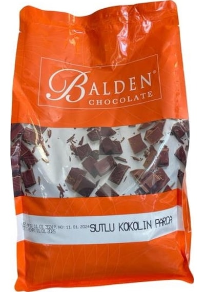Balden Sütlü Parça Çikolata 3 KG