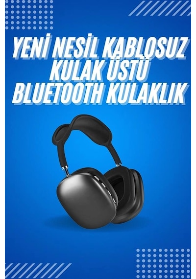 Zenvia 2025 Model Kulak Üstü Kablosuz Bluetooth Kulaklık Gürültü Azalta Uzun Pil Znv2026