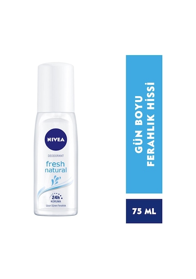 Nivea Pump Fresh Natural Kadın Sprey Deodorant 75 ML + Fresh Active Erkek Sprey Deodorant 75 ML