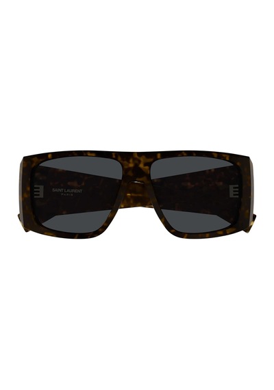 Sl832 002 57 Unisex Geometrik Kırçıllı Kahverengi Kemik Güneş Gözlüğü Kahverengi
