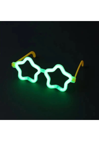 12 Adet Yıldız Glow Gözlük Glow Partisi Ve Etkinlik İçin Yetişkin