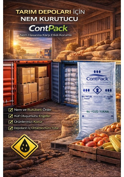 Contpack Plus Askısız Nem Alıcı Rutubet Engelleyici Konteyner Kurutucu 10 Adet