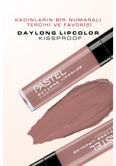 Pastel Daylong Lipcolor Kissproof - Likit Mat Ruj 51 Red Punch