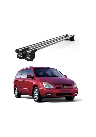 Trio-ı Kia Carnival 2005 Ve Sonrası Uyumlu Kilitli Ara Atkı 120cm Port Bagaj Tavan Barı