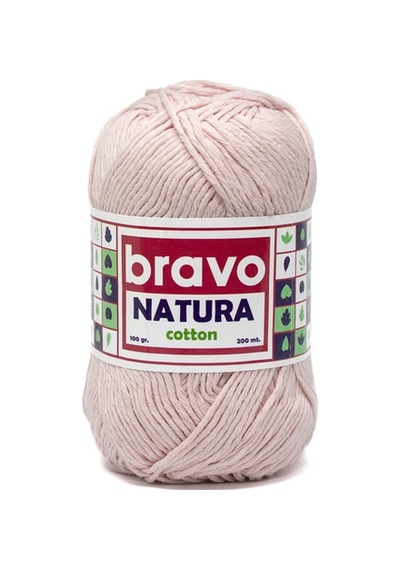 Natura %100 Koton İplik 100 Gram 200 Metre Renk Kodu:406 Açık Pembe