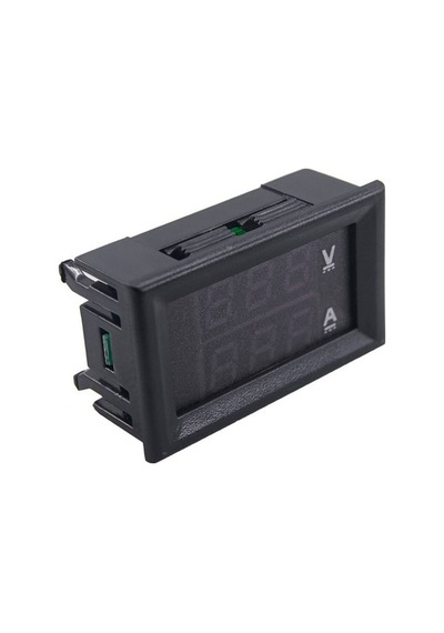 3 Adet Led Dijital Dc 0-100v 10a Voltmetre Ampermetre Paneli Test Cihazı Çift Göstergeli