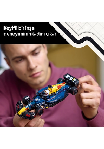 LEGO® Speed Champions Oracle Red Bull Racing RB20 F1® Yarış Arabası 77243 - Yetişkinler için Yaratıcı Model Yapım Seti (251 P)