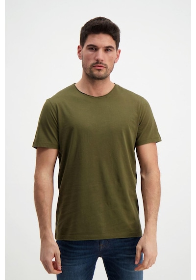 Rich Haki Erkek Basic T-shirt Haki