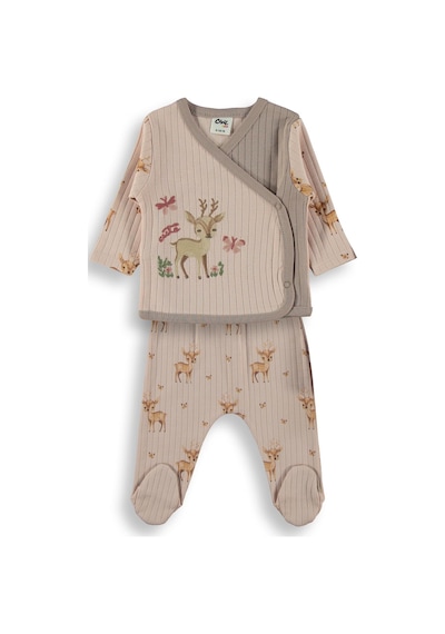 Civil Baby Ceylan Empirme 10 lu Zıbın Setleri  - Pudra 96208262626S1