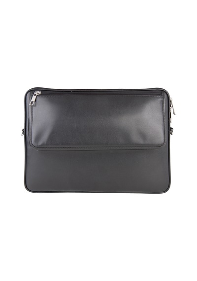 2k S.deri Laptop Çantası,tablet Çantası,14'' İnç,vegan,omuz Ve Valiz Askılı,aksesuar Ve Evrak Cepli,25.5 36 2 Cm.,siyah Omuz Çantası